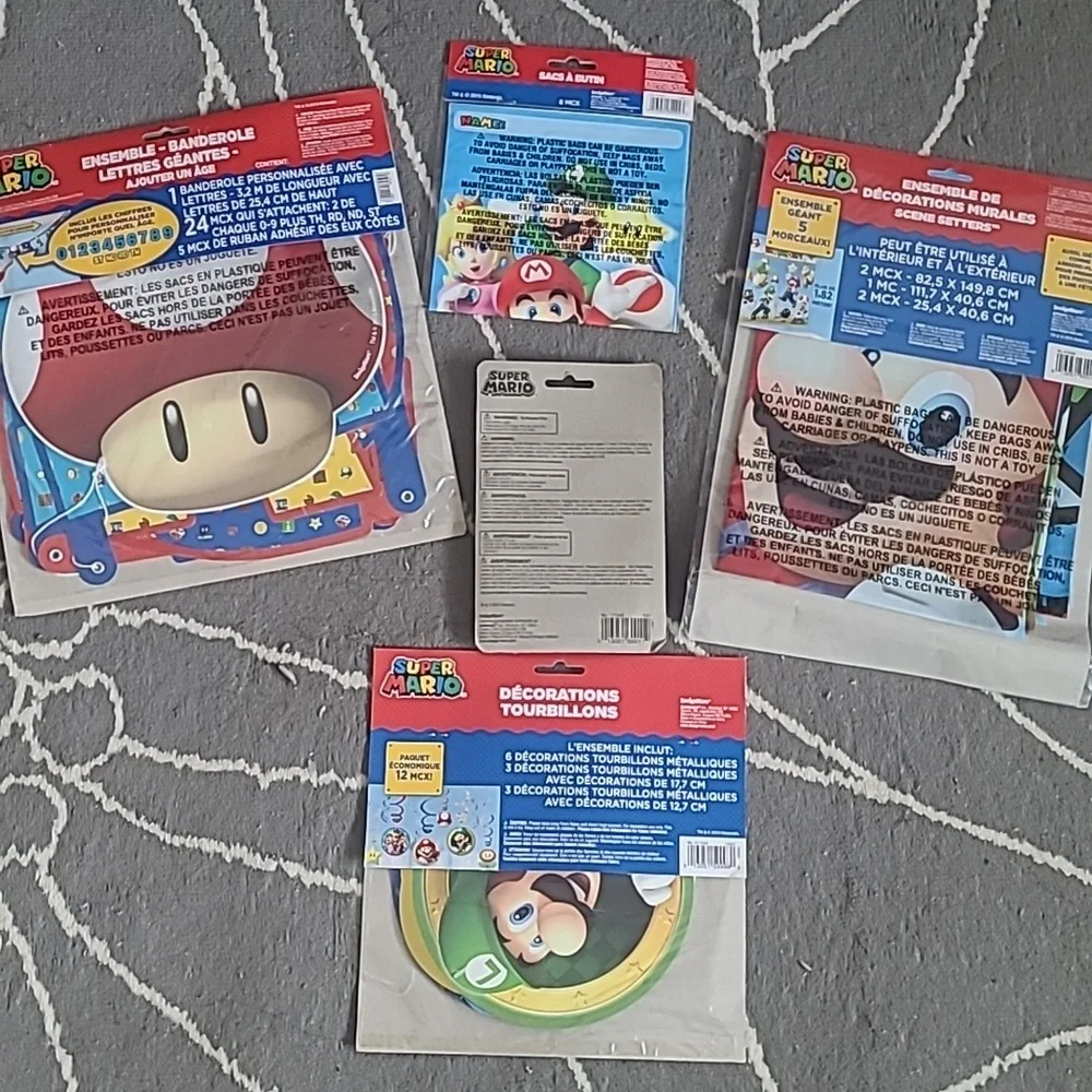 Super Mario Birthday Decorations